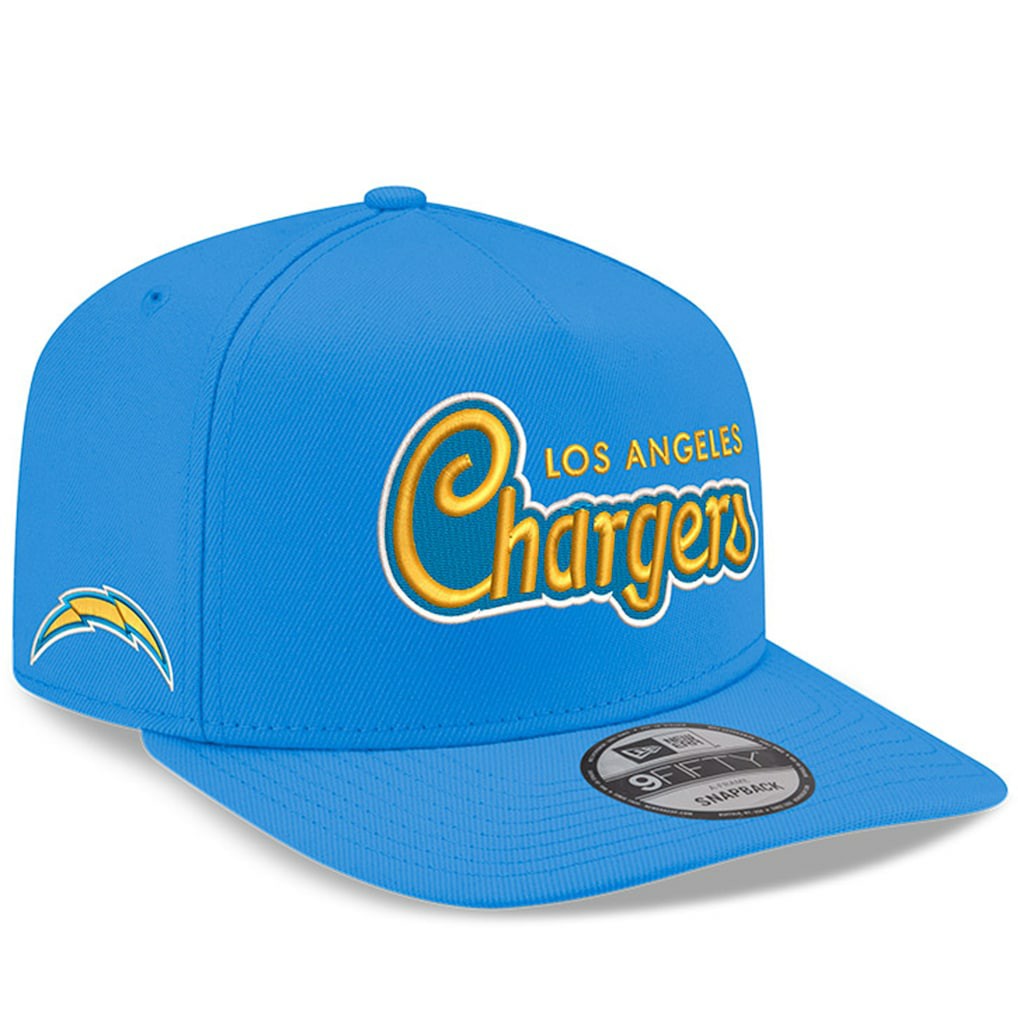 Los Angeles Chargers New Era Charger Power A-Frame 9FIFTY Snapback Hat Powder Blue - NFL