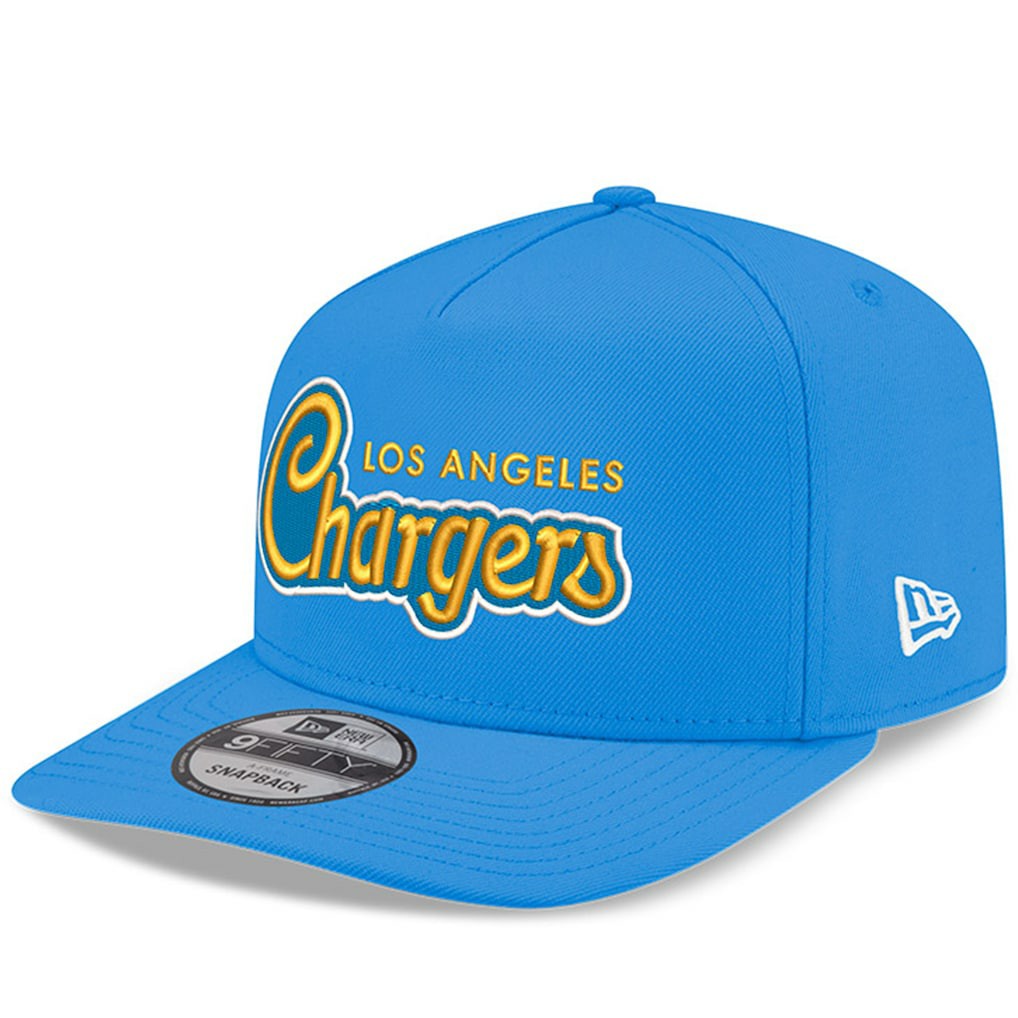 Los Angeles Chargers New Era Charger Power A-Frame 9FIFTY Snapback Hat Powder Blue - NFL