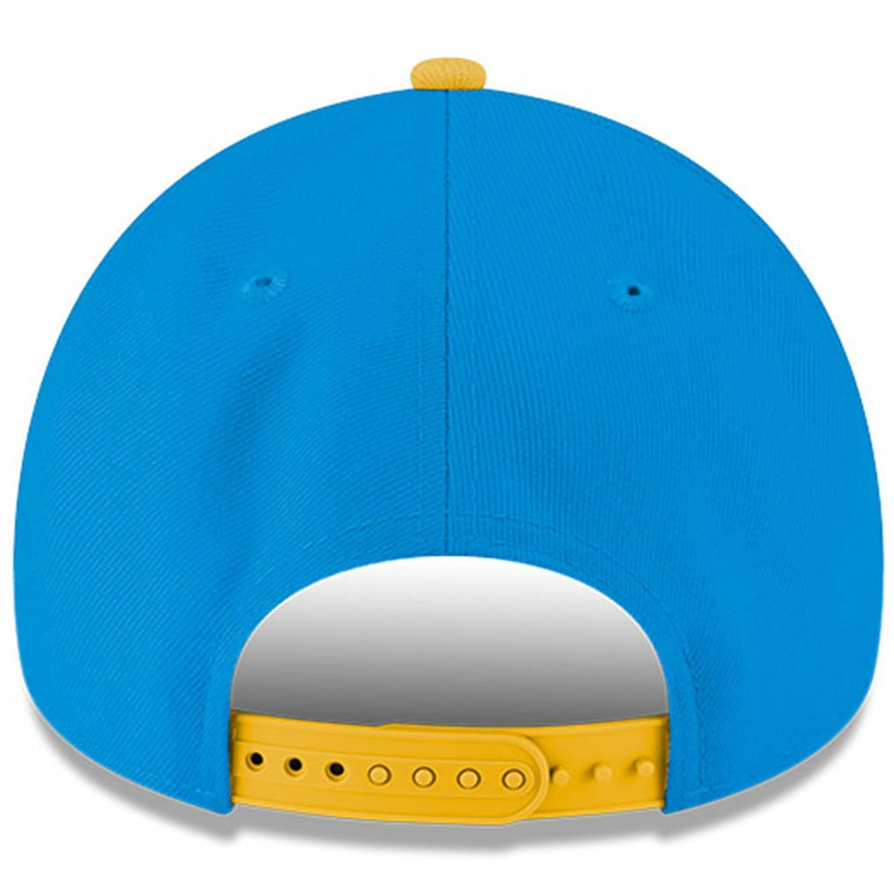 Los Angeles Chargers New Era Charger Power A-Frame 9FORTY Adjustable Hat White/Powder Blue - NFL