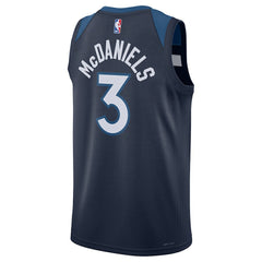 Nike - Jaden McDaniels Minnesota Timberwolves Unisex Swingman Player Jersey - Icon Edition - Navy