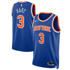 Nike - Josh Hart New York Knicks Unisex Swingman Player Jersey - Icon Edition - Blue