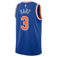 Nike - Josh Hart New York Knicks Unisex Swingman Player Jersey - Icon Edition - Blue