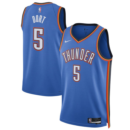 Luguentz Dort Oklahoma City Thunder Unisex Swingman Player Jersey - Icon Edition - Blue | NBA Jerseys