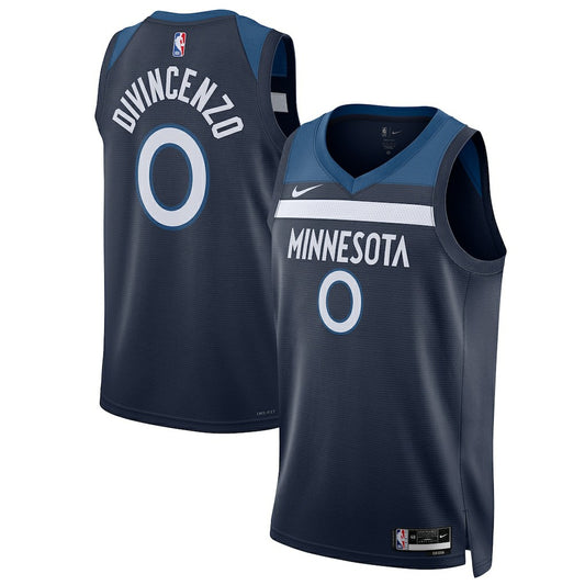 Donte DiVincenzo Minnesota Timberwolves Unisex Swingman Player Jersey - Icon Edition - Navy | NBA Jerseys