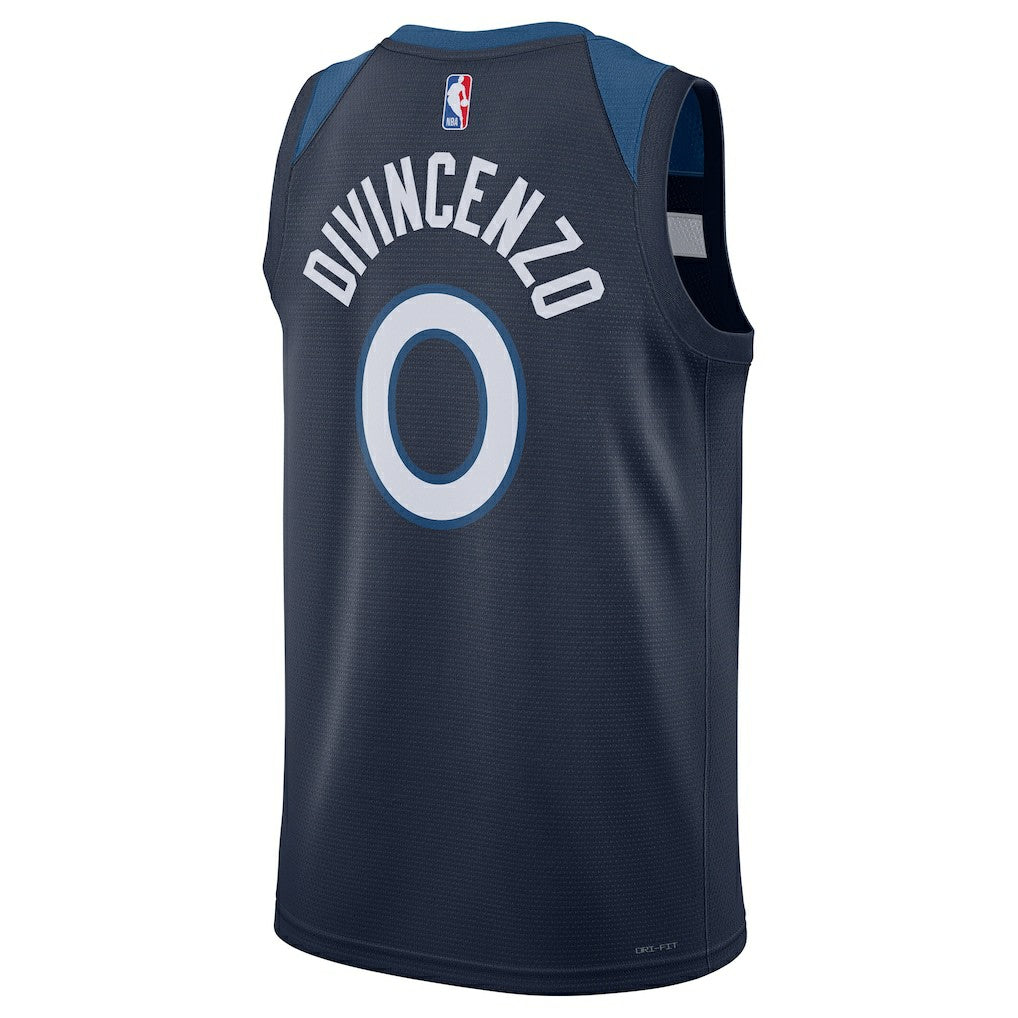 Nike - Donte DiVincenzo Minnesota Timberwolves Unisex Swingman Player Jersey - Icon Edition - Navy