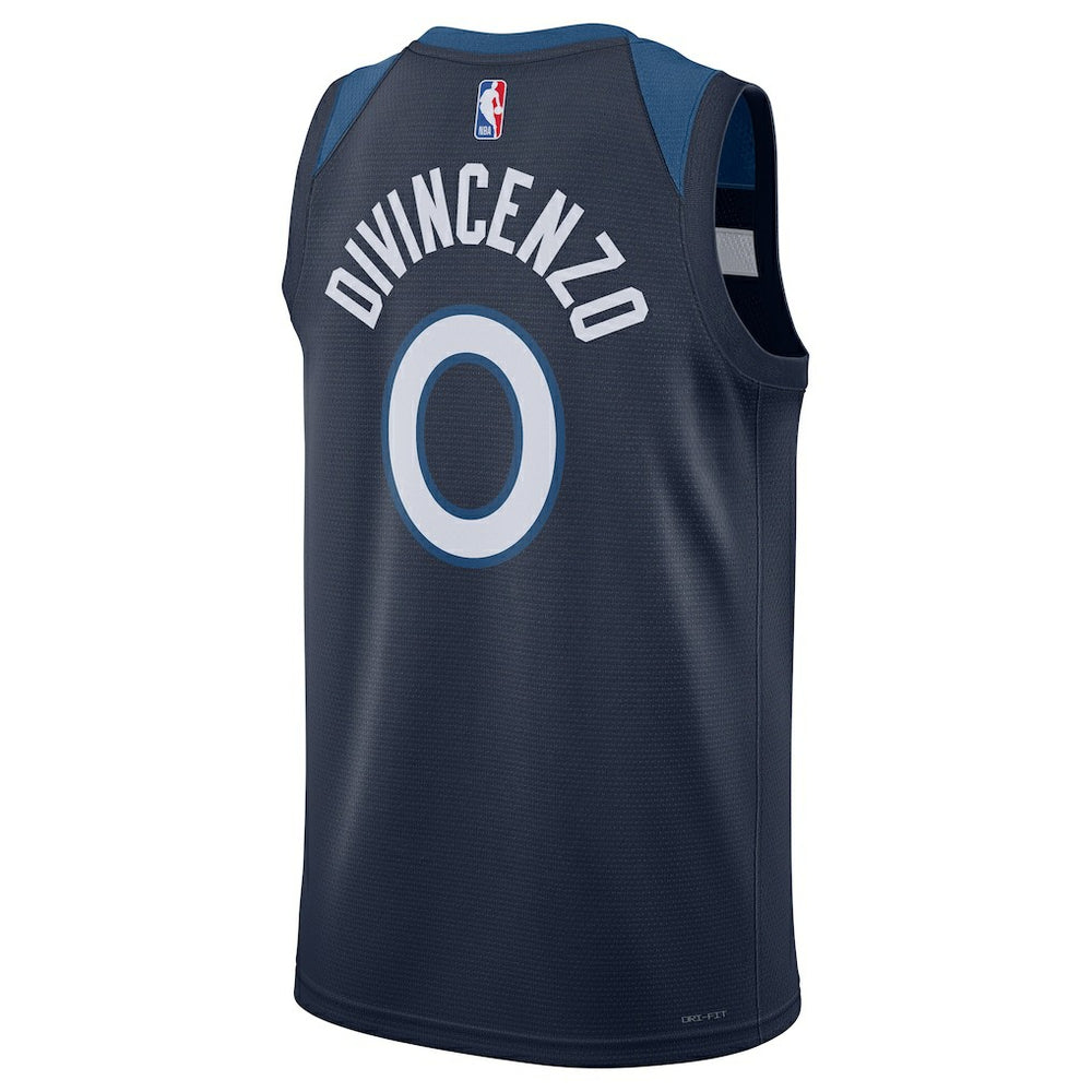Nike - Donte DiVincenzo Minnesota Timberwolves Unisex Swingman Player Jersey - Icon Edition - Navy