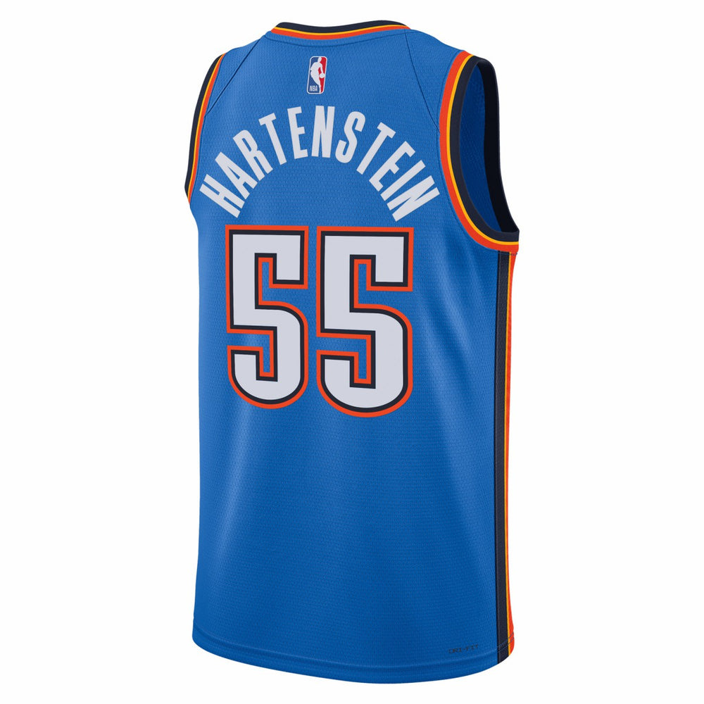Nike - Isaiah Hartenstein Oklahoma City Thunder Unisex Swingman Player Jersey - Icon Edition - Blue