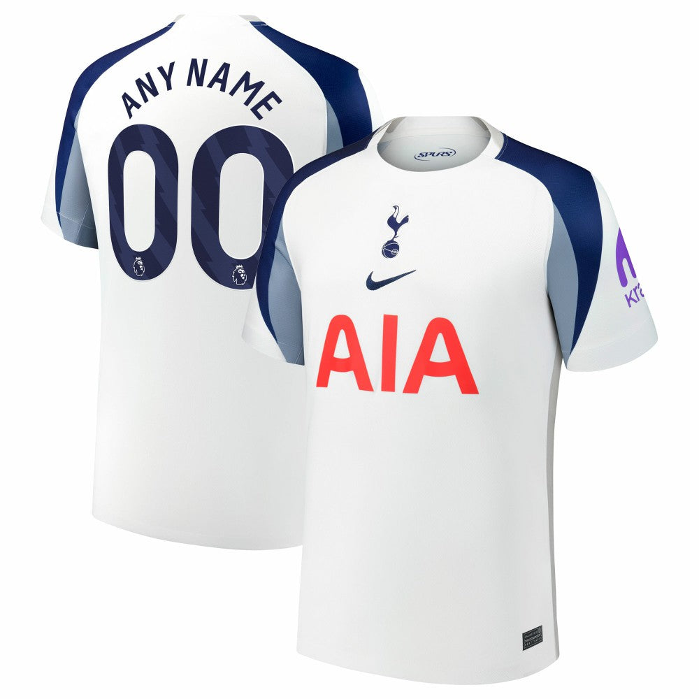 Nike Tottenham Hotspur 2025/26 Home Replica Custom Jerseys - White