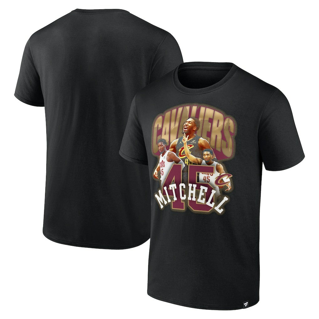 Fanatics - Donovan Mitchell Cleveland Cavaliers Notorious 4.0 T-Shirt - Black