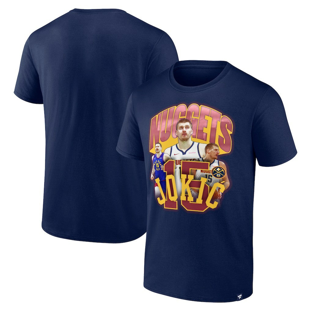 Fanatics - Nikola Jokic Denver Nuggets Notorious 4.0 T-Shirt - Navy