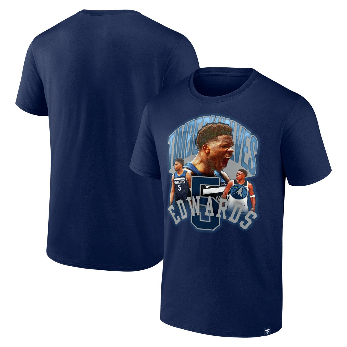 Fanatics - Anthony Edwards Minnesota Timberwolves Notorious 4.0 T-Shirt - Navy