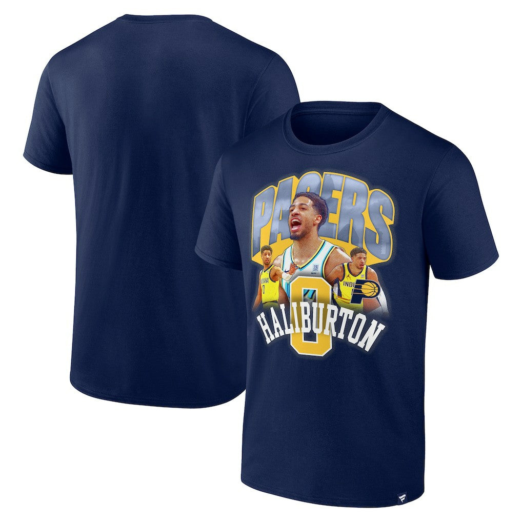 Fanatics - Tyrese Haliburton Indiana Pacers Notorious 4.0 T-Shirt - Navy