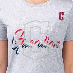Cleveland Guardians G-III 4Her by Carl Banks Women's Super-Slim Fit Lightweight Shadow Logo Graphic T-Shirt Near Me