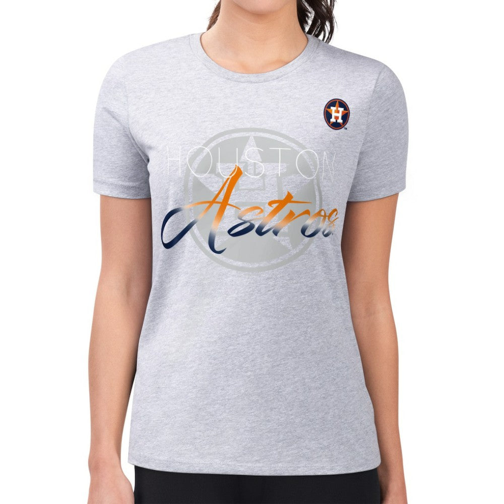 Houston Astros G-III 4Her by Carl Banks Women's Super-Slim Fit Lightweight Shadow Logo Graphic T-Shirt discount