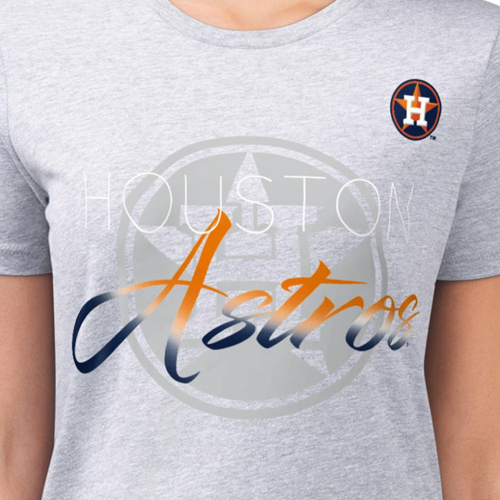 Houston Astros G-III 4Her by Carl Banks Women's Super-Slim Fit Lightweight Shadow Logo Graphic T-Shirt discount
