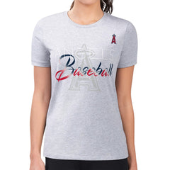 Los Angeles Angels G-III 4Her by Carl Banks Women's Super-Slim Fit Lightweight Shadow Logo Graphic T-Shirt discount