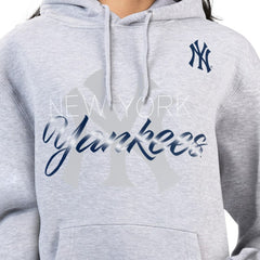 New York Yankees G-III 4Her by Carl Banks Women's Shadow Logo Graphic Pullover Hoodie discount