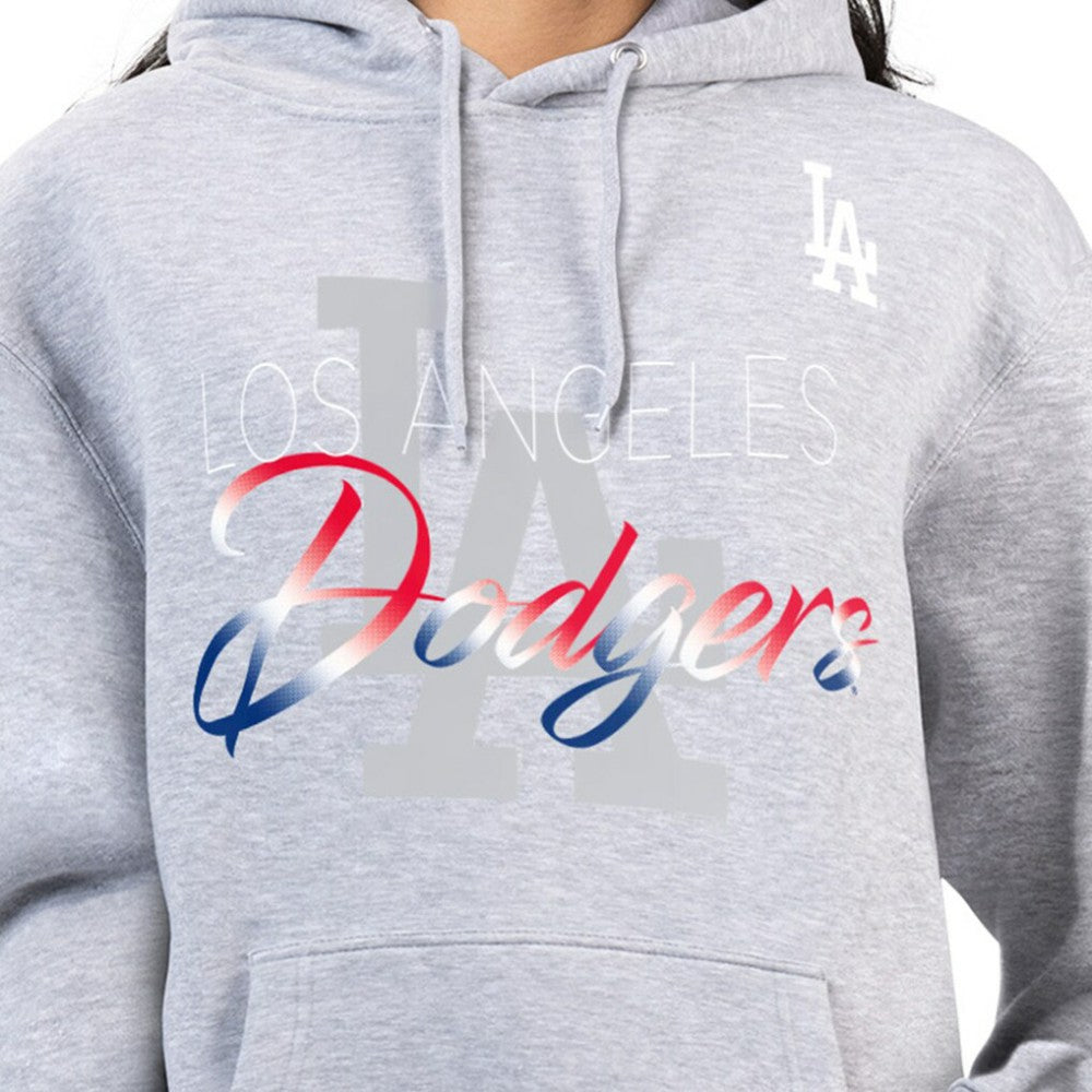 Los Angeles Dodgers G-III 4Her by Carl Banks Women's Shadow Logo Graphic Pullover Hoodie Online