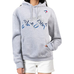 Toronto Blue Jays G-III 4Her by Carl Banks Women's Shadow Logo Graphic Pullover Hoodie Sale