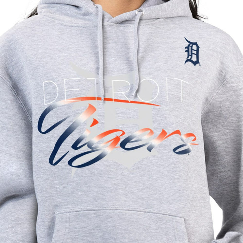 Detroit Tigers G-III 4Her by Carl Banks Women's Shadow Logo Graphic Pullover Hoodie Sale