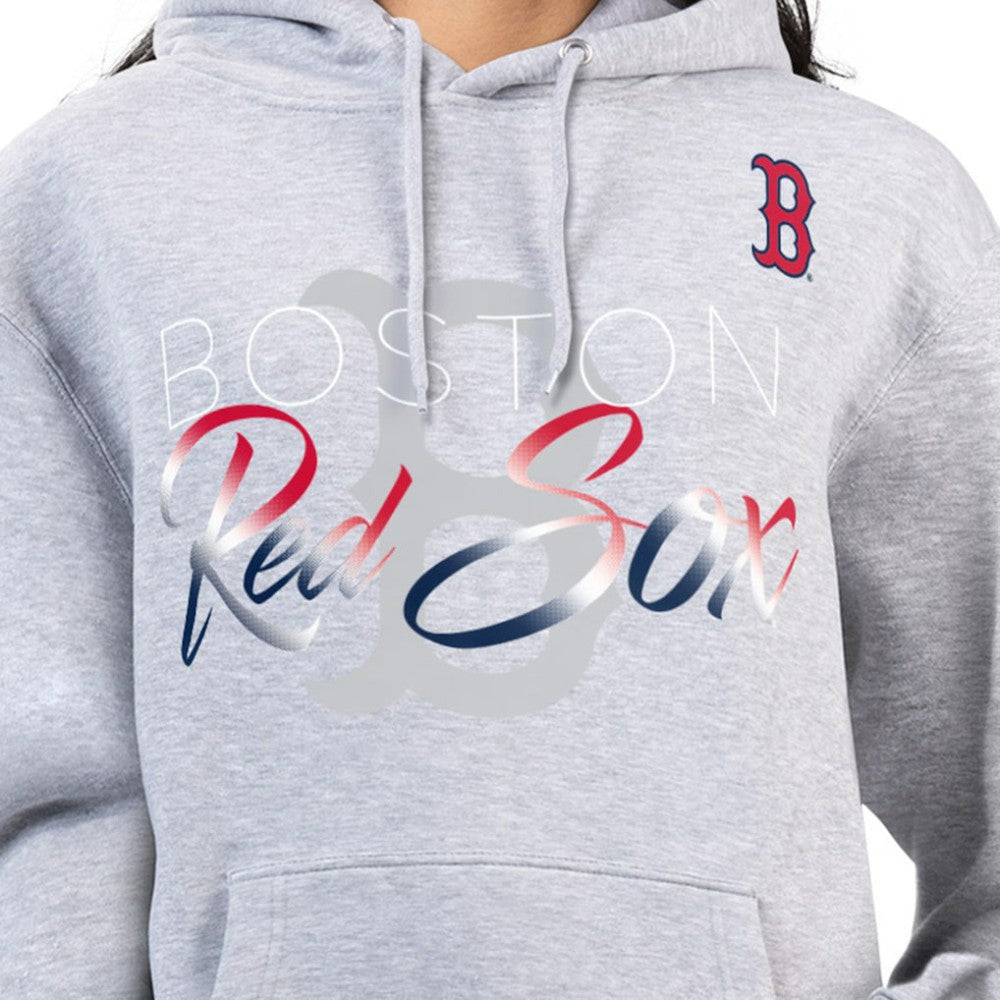Boston Red Sox G-III 4Her by Carl Banks Women's Shadow Logo Graphic Pullover Hoodie Near Me
