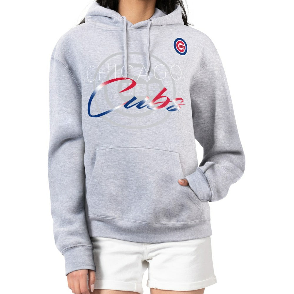 Chicago Cubs G-III 4Her by Carl Banks Women's Shadow Logo Graphic Pullover Hoodie Near Me