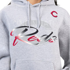 Cincinnati Reds G-III 4Her by Carl Banks Women's Shadow Logo Graphic Pullover Hoodie Lifestyle