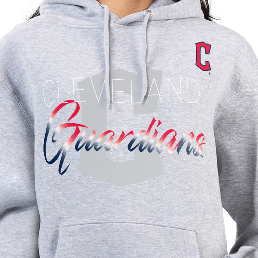 Cleveland Guardians G-III 4Her by Carl Banks Women's Shadow Logo Graphic Pullover Hoodie Sale