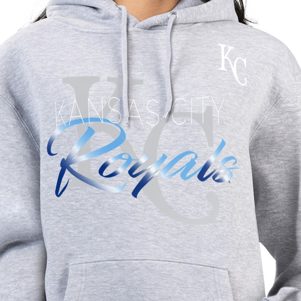 Kansas City Royals G-III 4Her by Carl Banks Women's Shadow Logo Graphic Pullover Hoodie discount