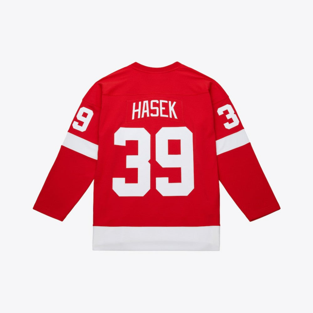 Dominik Hasek Detroit Red Wings Mitchell & Ness 2007-08 Power Play Jersey - Red | NHL Jerseys