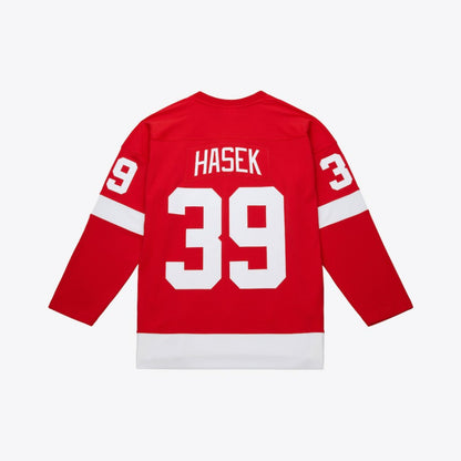 Dominik Hasek Detroit Red Wings Mitchell & Ness 2007-08 Power Play Jersey - Red | NHL Jerseys