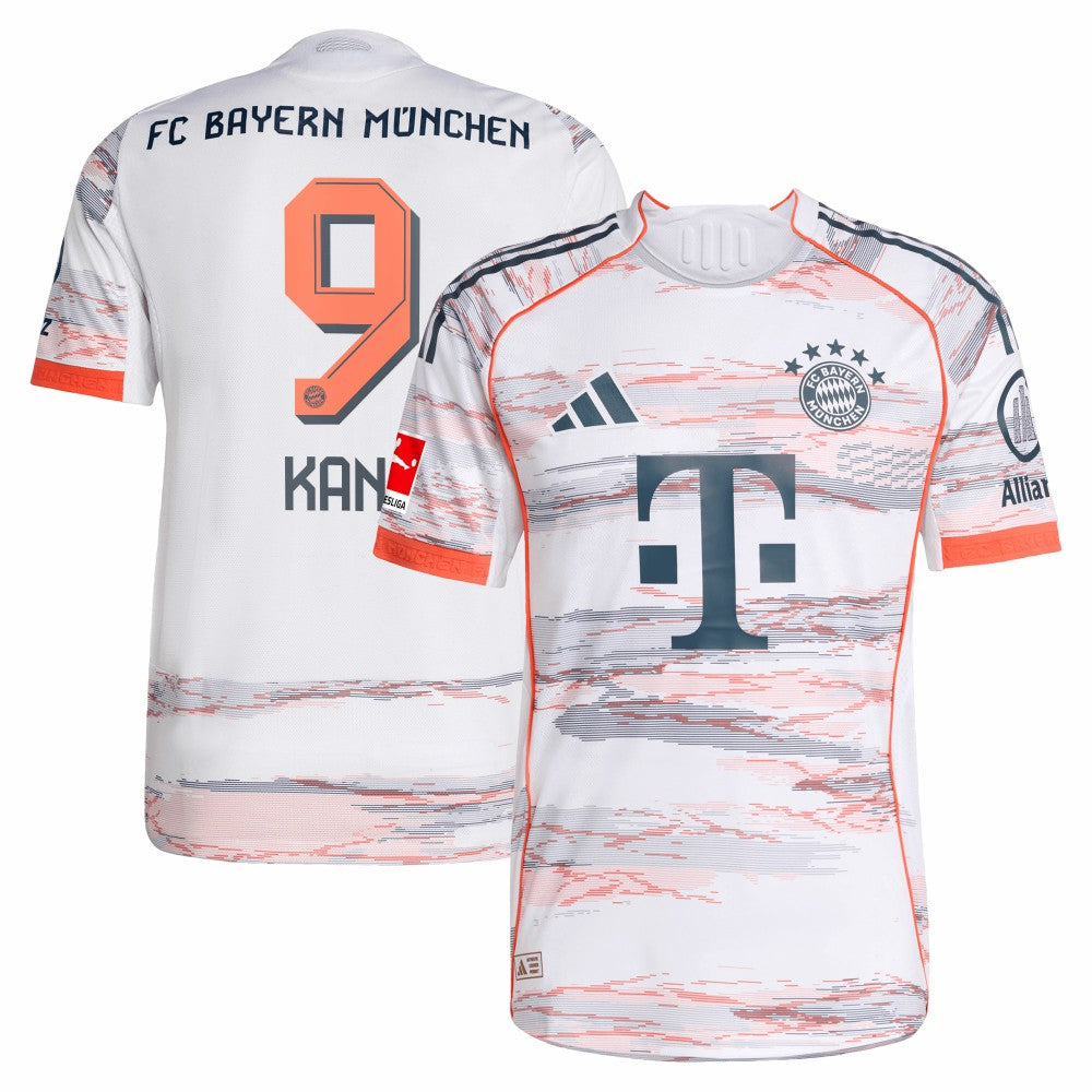 Adidas Harry Kane Bayern Munich 2025/26 Away Player Jerseys - White