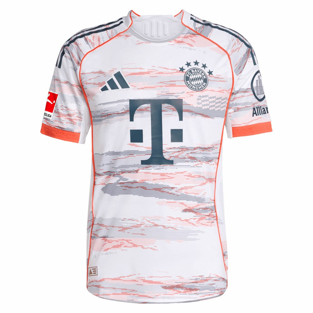 Adidas Harry Kane Bayern Munich 2025/26 Away Player Jerseys - White