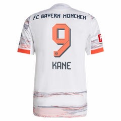 Adidas Harry Kane Bayern Munich 2025/26 Away Player Jerseys - White