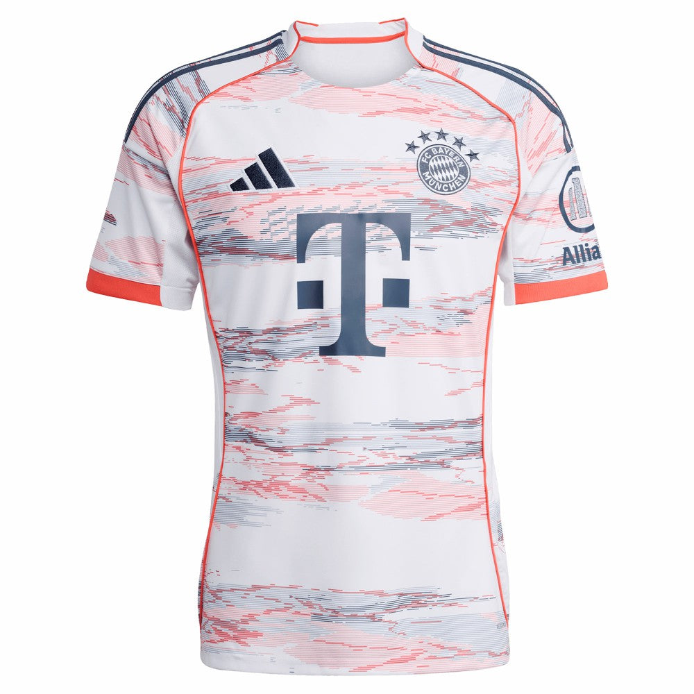 Adidas Harry Kane Bayern Munich 2025/26 Away Replica Player Jerseys - White