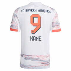 Adidas Harry Kane Bayern Munich 2025/26 Away Replica Player Jerseys - White