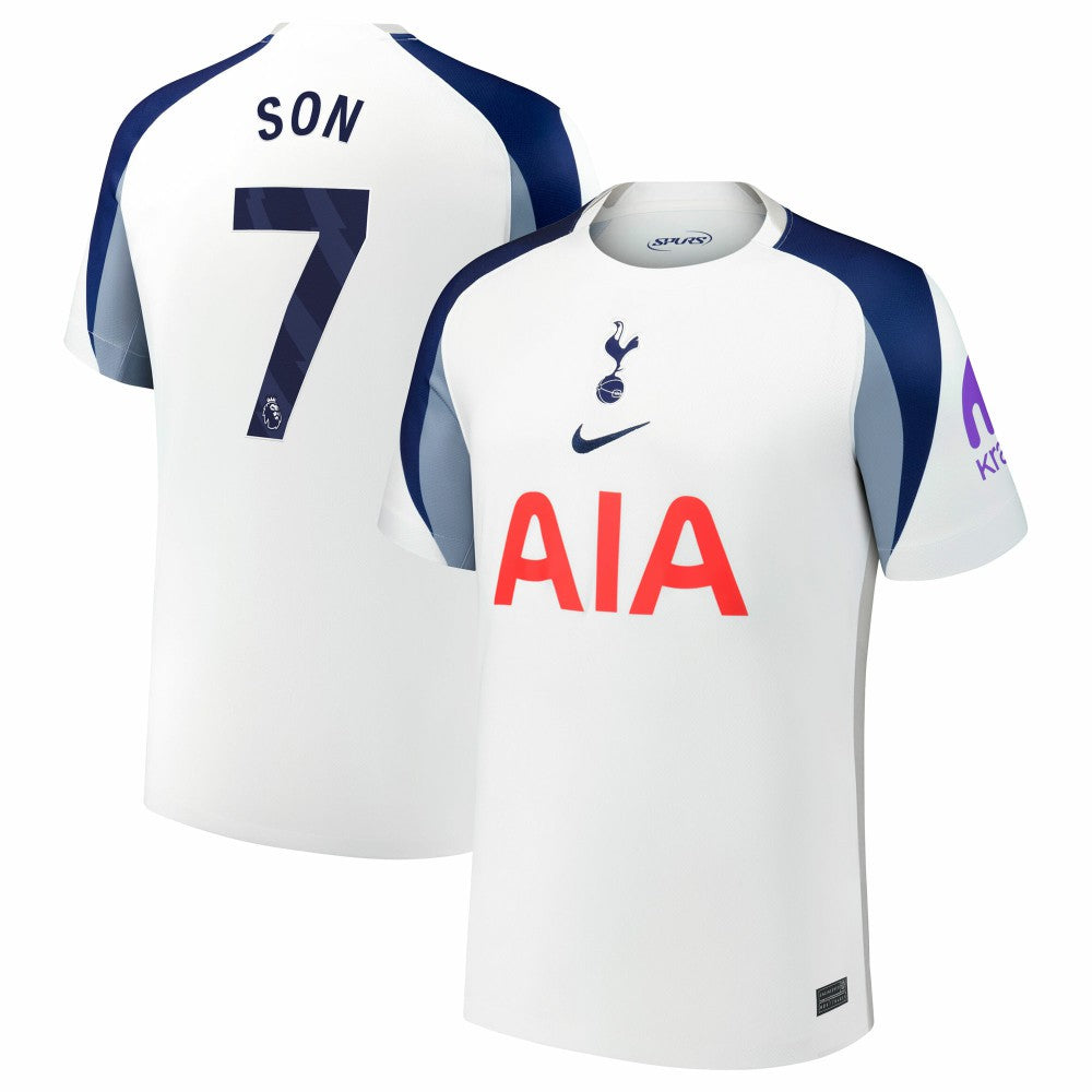 Nike Son Heung-Min Tottenham Hotspur 2025/26 Home Replica Jerseys - White