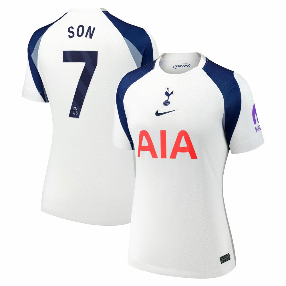 Nike Son Heung-Min Tottenham Hotspur Women's 2025/26 Home Replica Jerseys - White