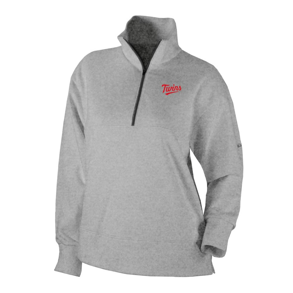 Minnesota Twins Columbia Women's Birchwood Hills Quarter-Zip Pullover Online