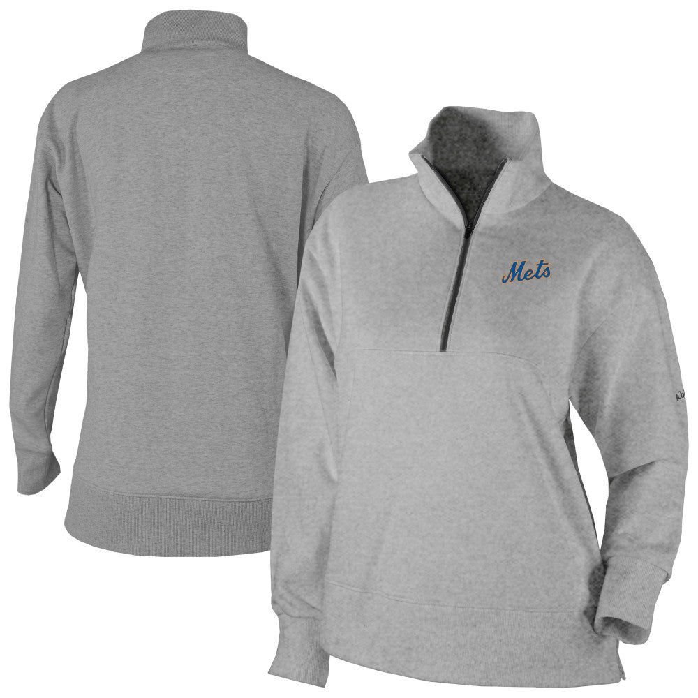 New York Mets Columbia Women's Birchwood Hills Quarter-Zip Pullover discount