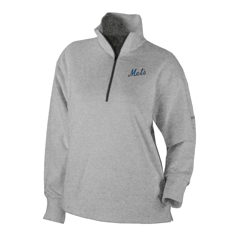 New York Mets Columbia Women's Birchwood Hills Quarter-Zip Pullover discount