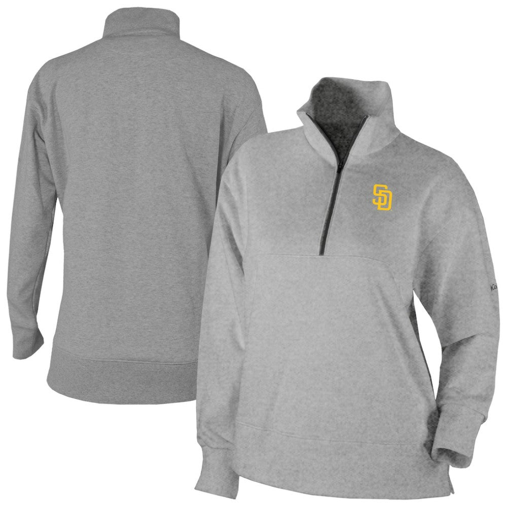 San Diego Padres Columbia Women's Birchwood Hills Quarter-Zip Pullover Online