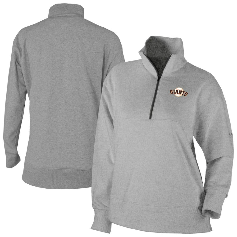 San Francisco Giants Columbia Women's Birchwood Hills Quarter-Zip Pullover for sale