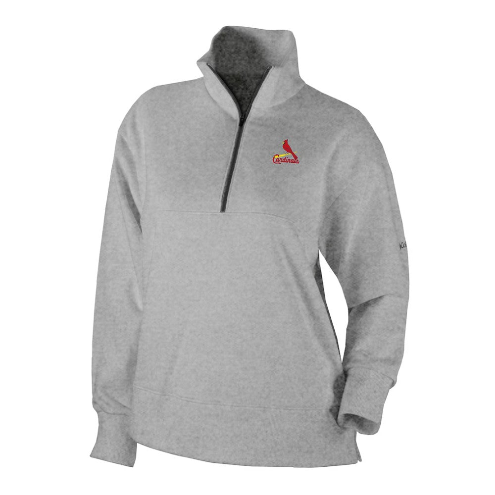 St. Louis Cardinals Columbia Women's Birchwood Hills Quarter-Zip Pullover Sale