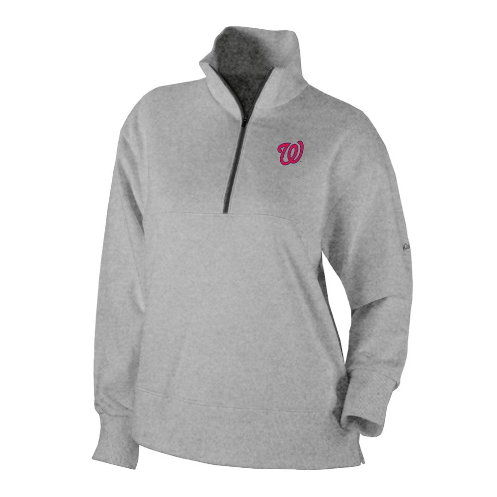 Washington Nationals Columbia Women's Birchwood Hills Quarter-Zip Pullover Near Me
