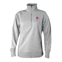 Philadelphia Phillies Columbia Women's Birchwood Hills Quarter-Zip Pullover Sale