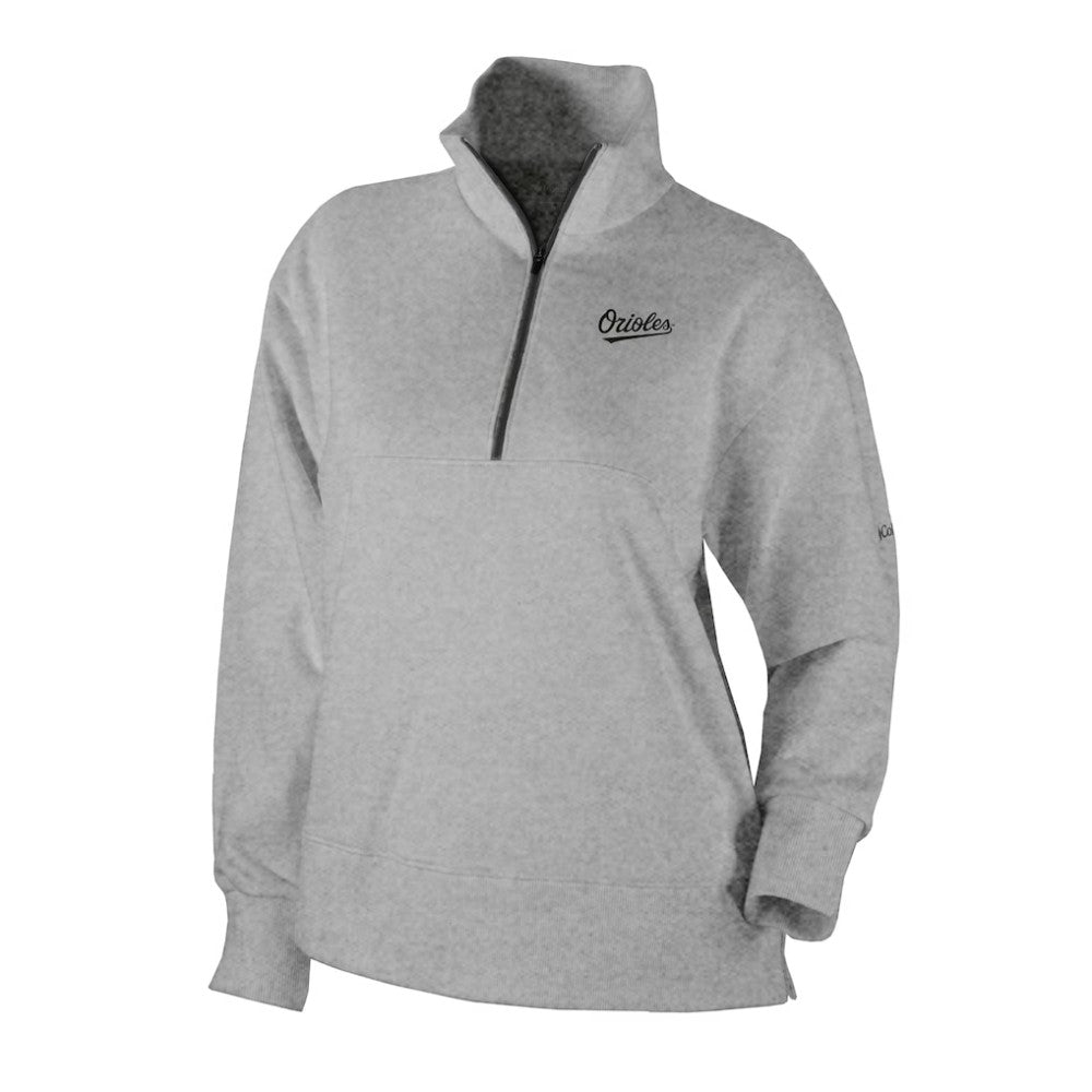 Baltimore Orioles Columbia Women's Birchwood Hills Quarter-Zip Pullover On Sale