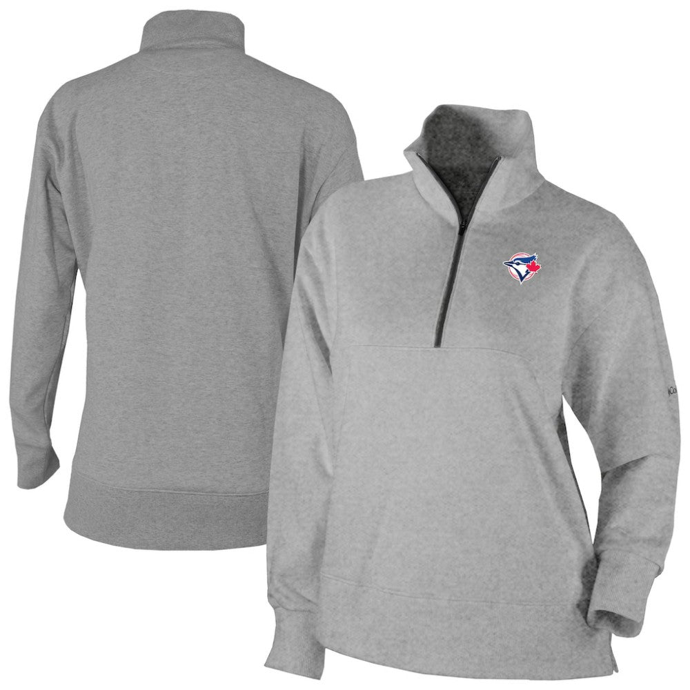Toronto Blue Jays Columbia Women's Birchwood Hills Quarter-Zip Pullover Online