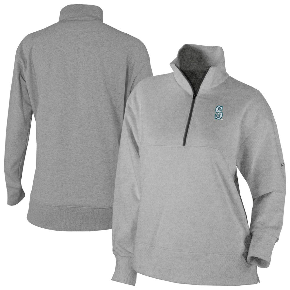 Seattle Mariners Columbia Women's Birchwood Hills Quarter-Zip Pullover discount