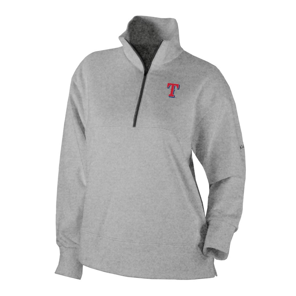 Texas Rangers Columbia Women's Birchwood Hills Quarter-Zip Pullover Lifestyle